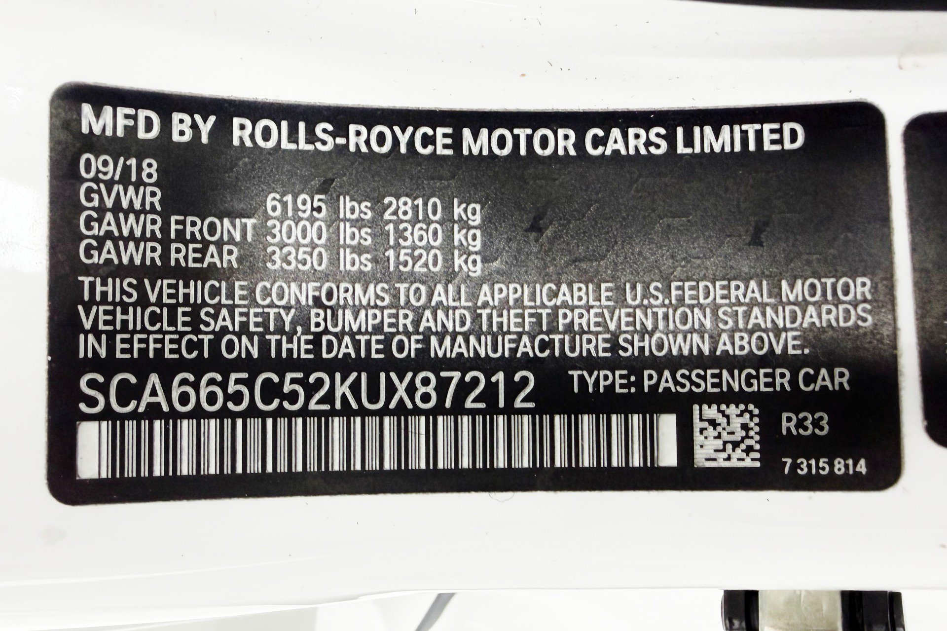 Used 2019 Rolls-Royce Wraith RWD image 21