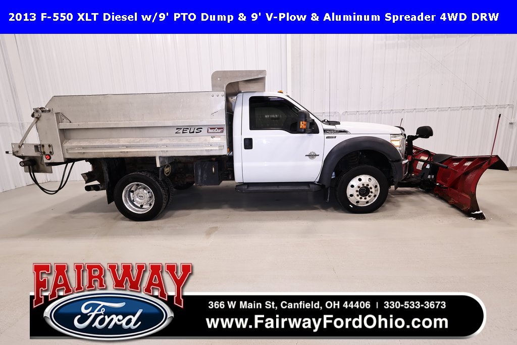 Used 2013 Ford F550 4x4 Regular Cab Super Duty w/ Payload Upgrade Pkg