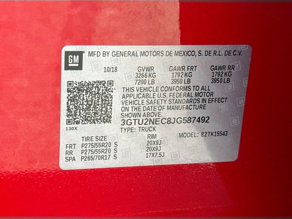 Used 2018 GMC Sierra 1500 SLT w/ SLT Premium Package AWD/4WD image 32