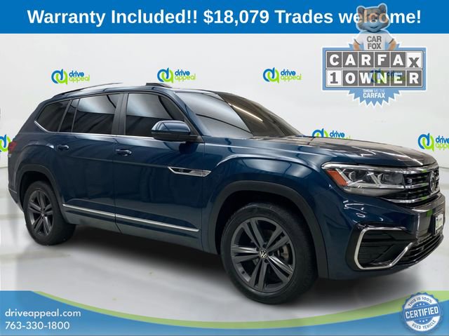 Used 2021 Volkswagen Atlas SE w/ Panoramic Sunroof Package image 3