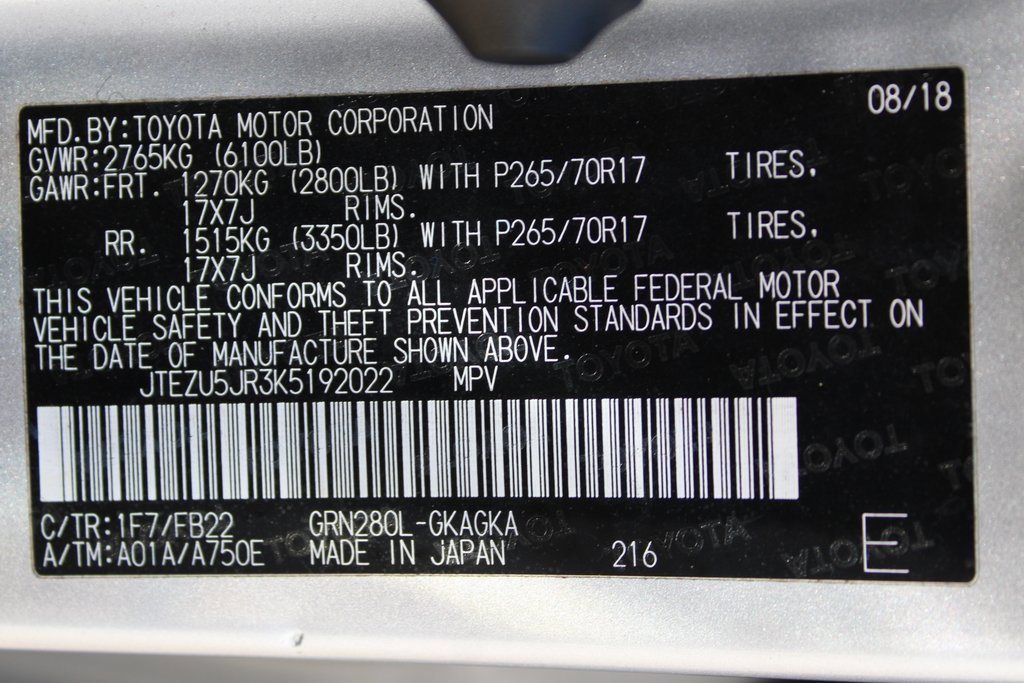 Used 2019 Toyota 4Runner SR5 image 40