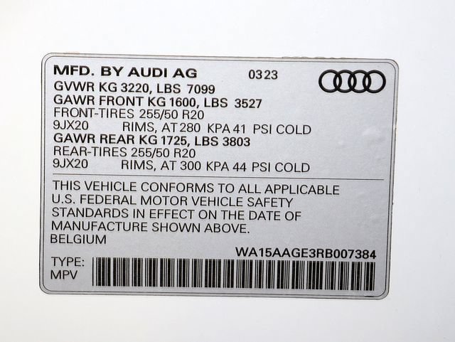 Used 2024 Audi Q8 e-tron Premium Plus w/ Premium Plus Package AWD/4WD image 42