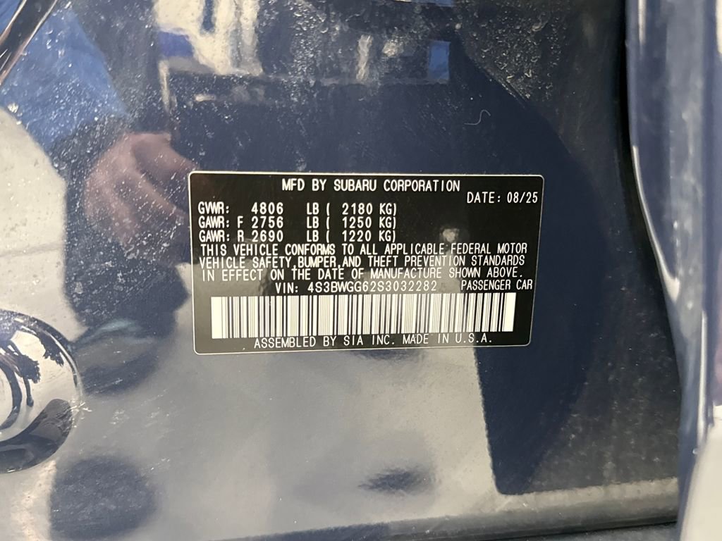 Certified 2025 Subaru Legacy Sport image 26