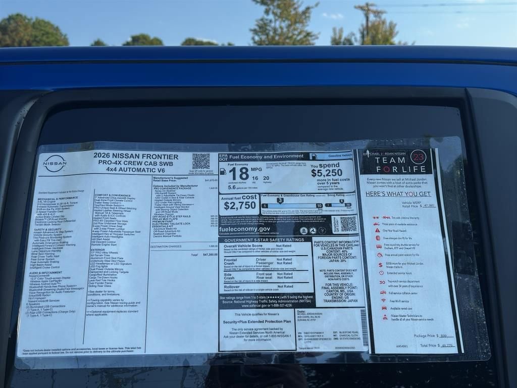 New 2026 Nissan Frontier PRO-4X image 12