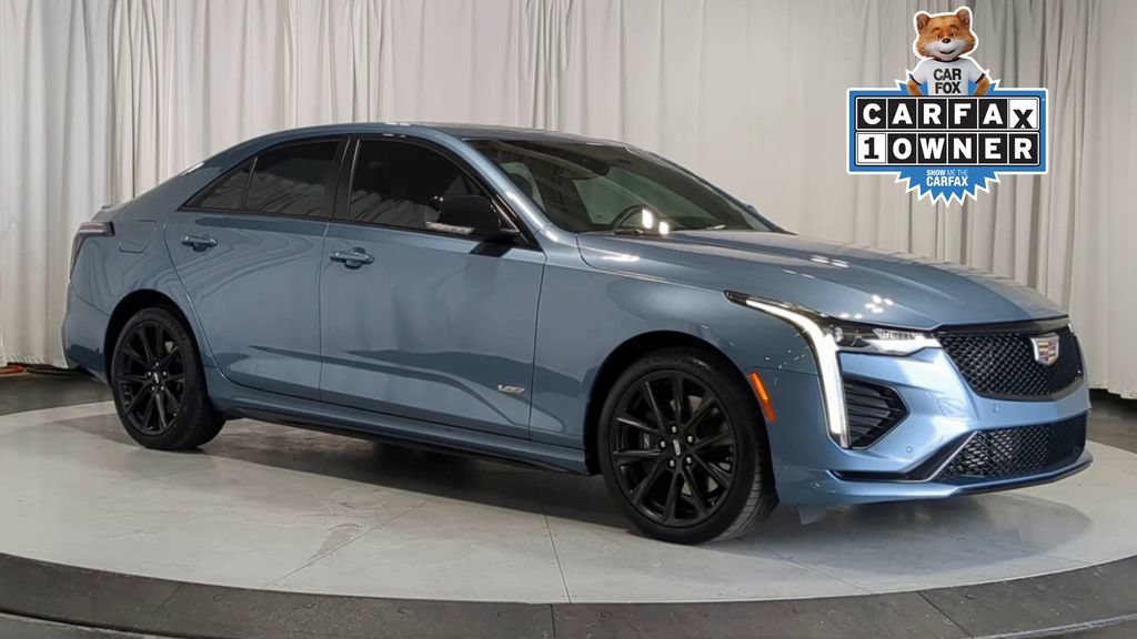 Used 2023 Cadillac CT4 V w/ Navigation Package AWD/4WD video 2