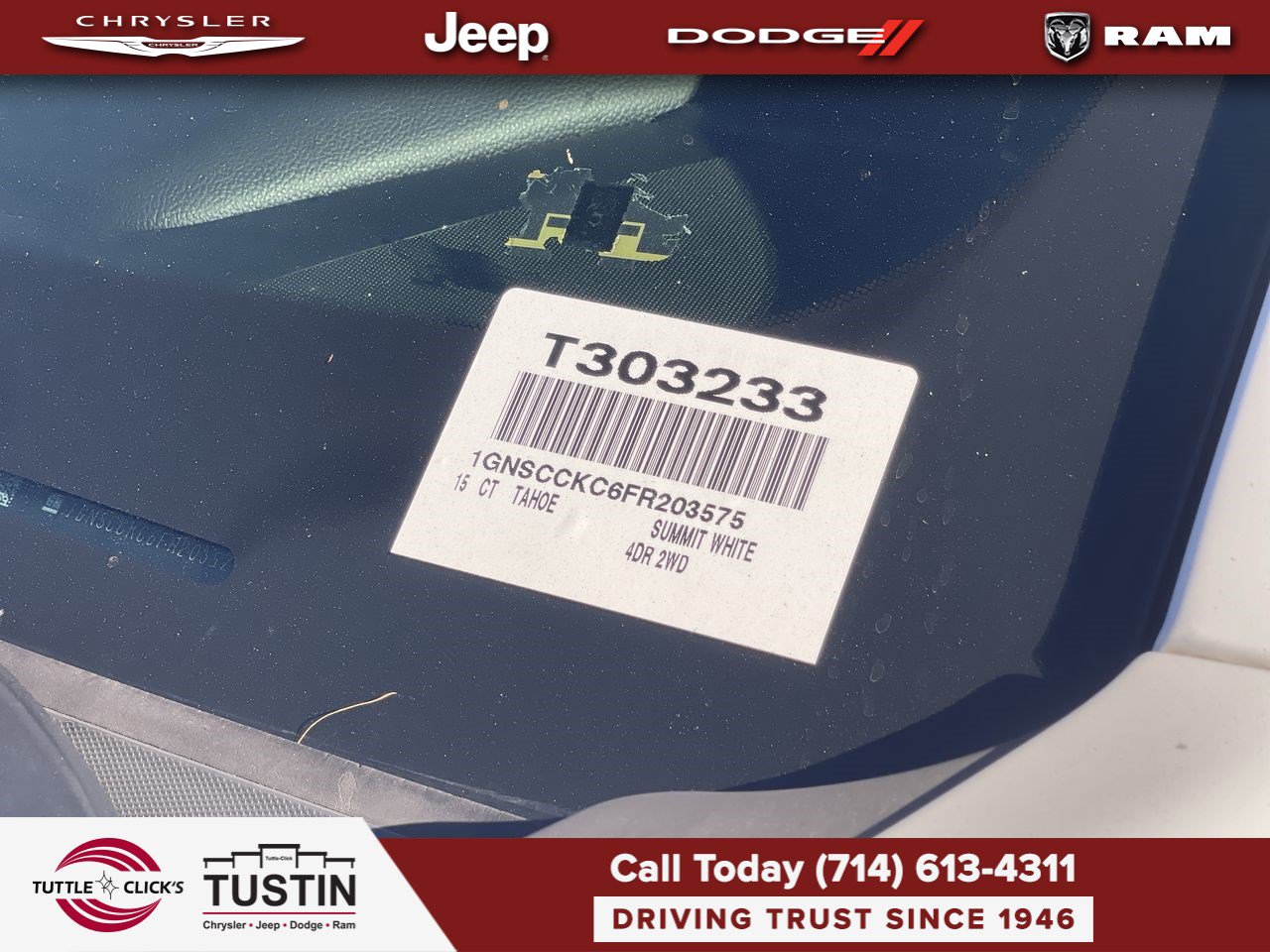 Used 2015 Chevrolet Tahoe LTZ w/ Max Trailering Package RWD image 33