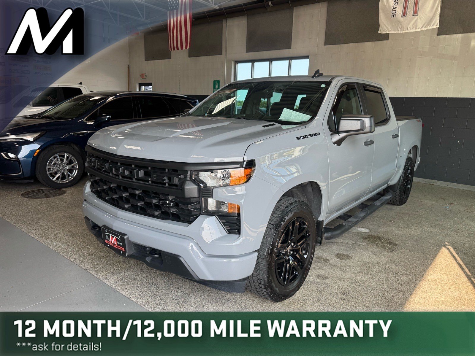 Used 2025 Chevrolet Silverado 1500 Custom w/ Turbomax Blackout Package