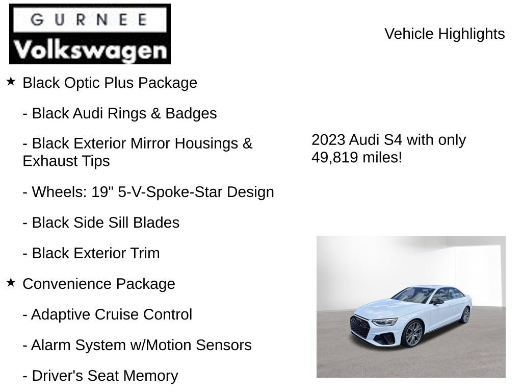Used 2023 Audi S4 Premium Plus AWD/4WD image 7