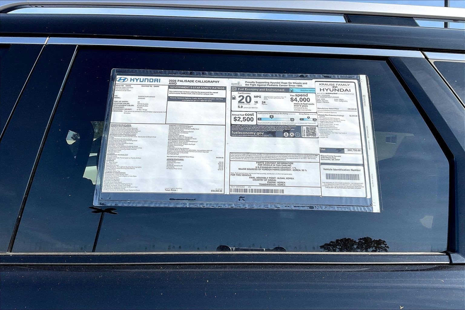 New 2026 Hyundai Palisade Calligraphy image 14