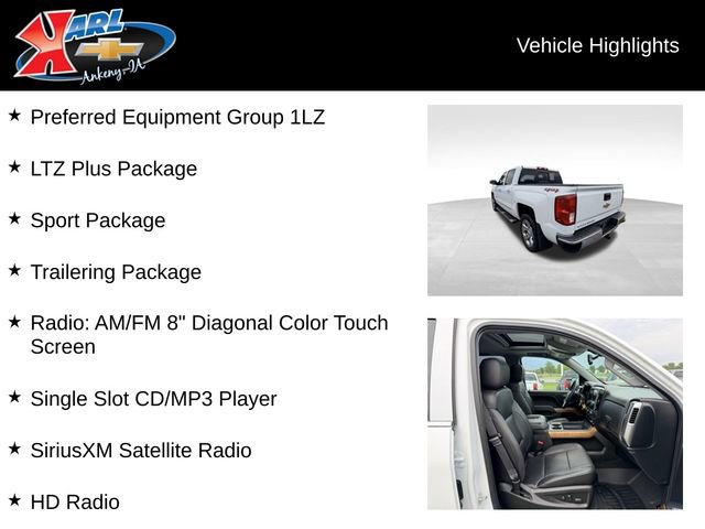 Certified 2017 Chevrolet Silverado 1500 LTZ w/ Sport Package AWD/4WD image 2
