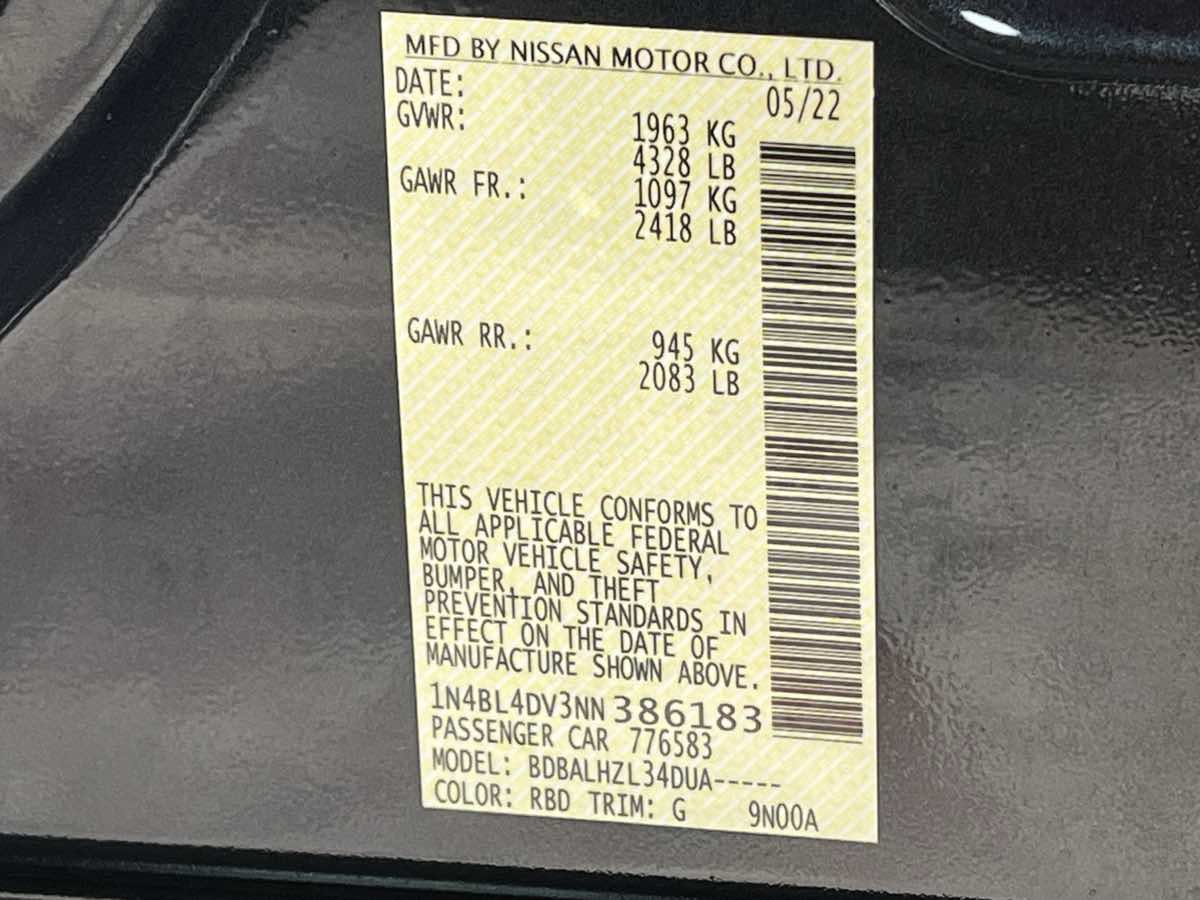 Used 2022 Nissan Altima 2.5 SV FWD image 37
