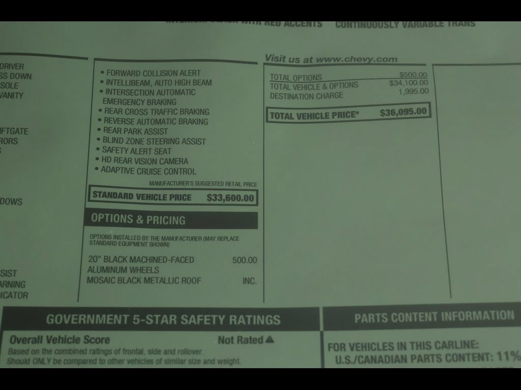 New 2026 Chevrolet Equinox RS FWD image 24