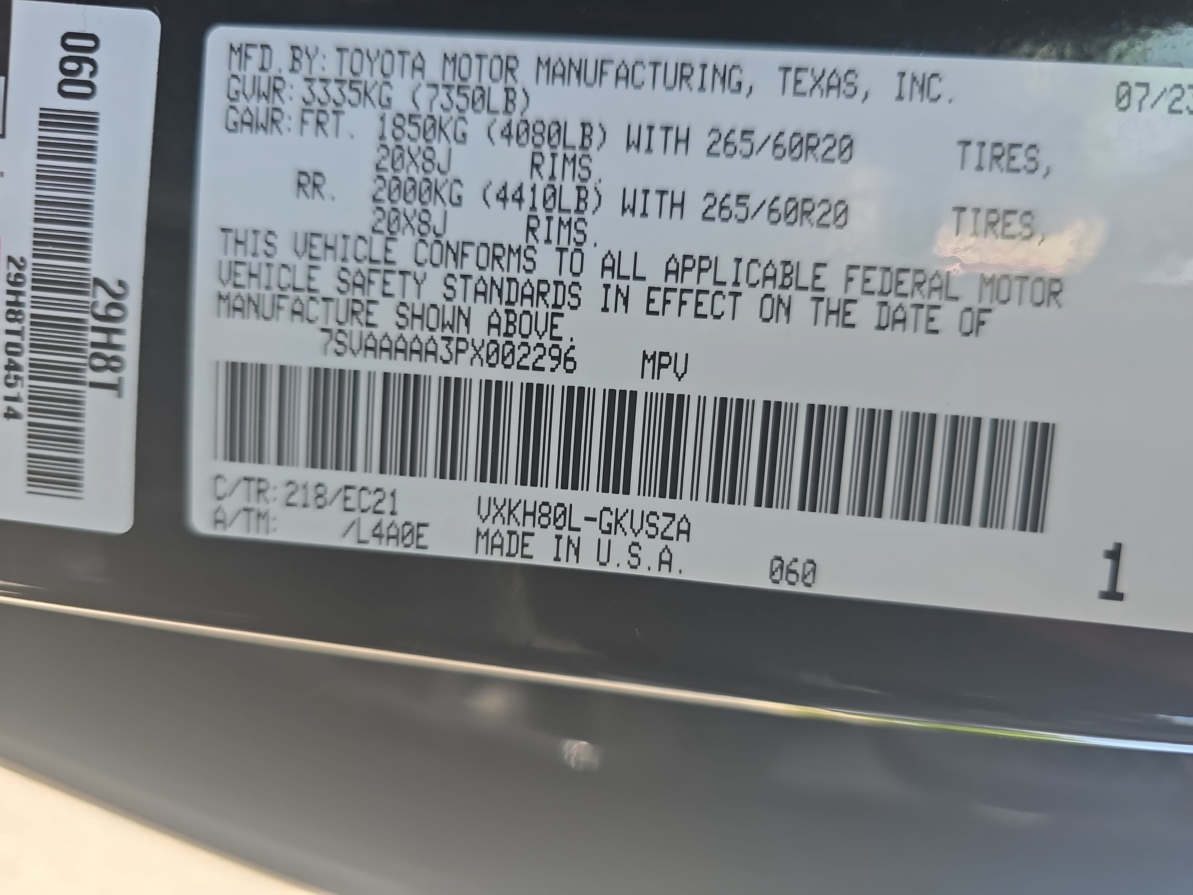 Used 2023 Toyota Sequoia SR5 w/ SR5 Premium Package RWD image 37