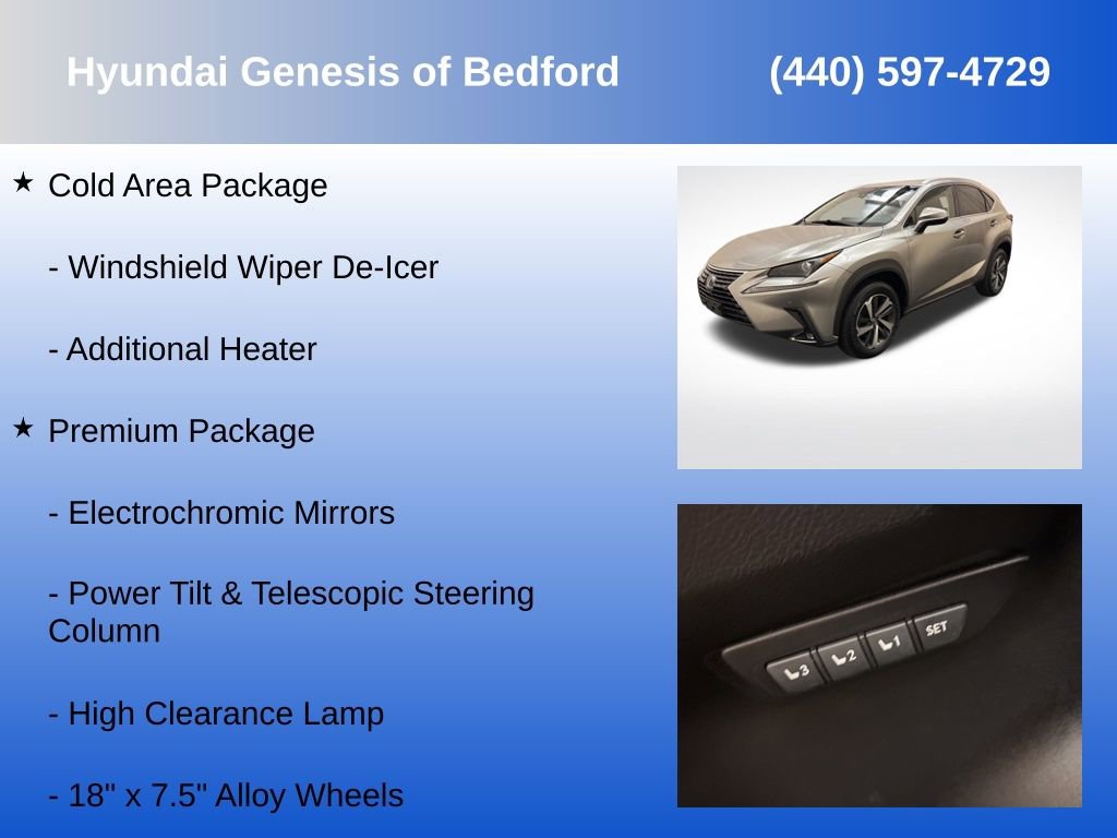 Used 2019 Lexus NX 300 AWD w/ Premium Package image 7