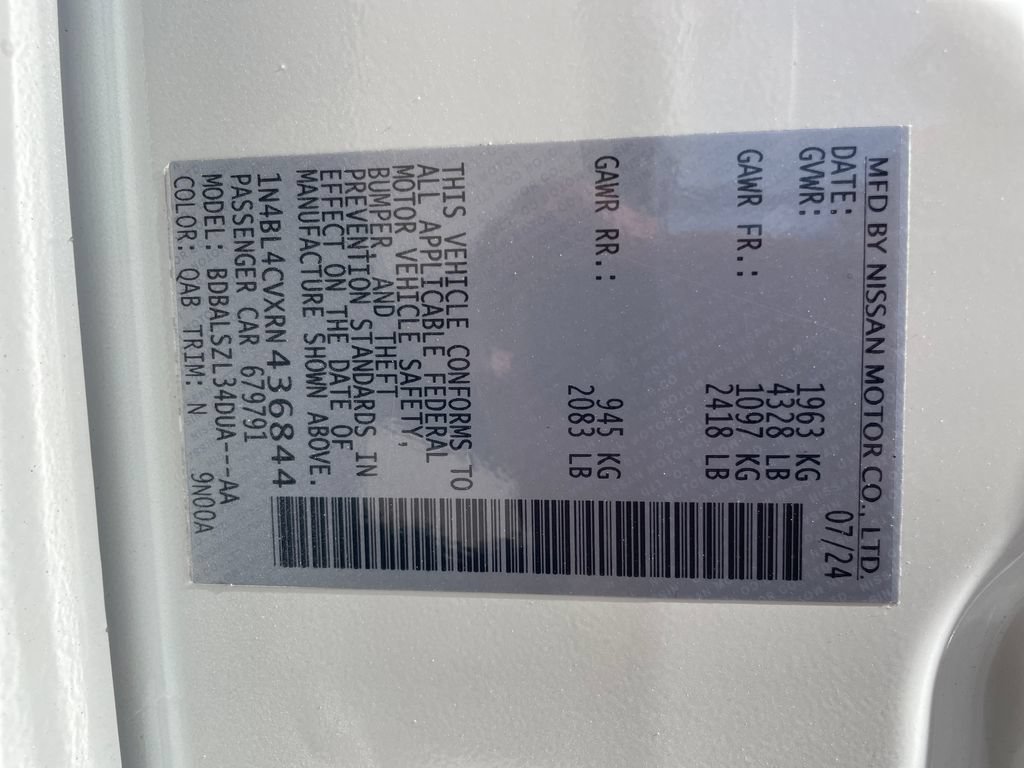 Certified 2024 Nissan Altima 2.5 SR FWD image 30
