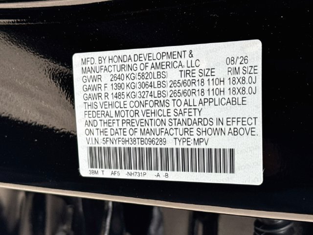 New 2026 Honda Passport RTL image 31