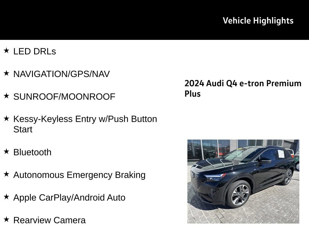 Used 2024 Audi Q4 e-tron Premium Plus image 31