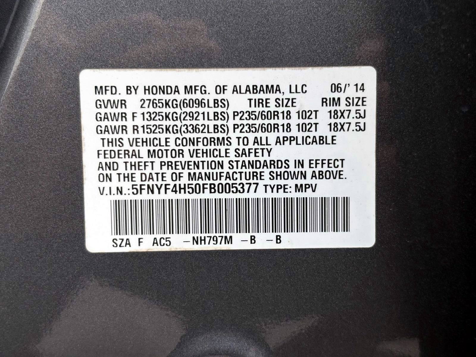 Used 2015 Honda Pilot EX-L image 21