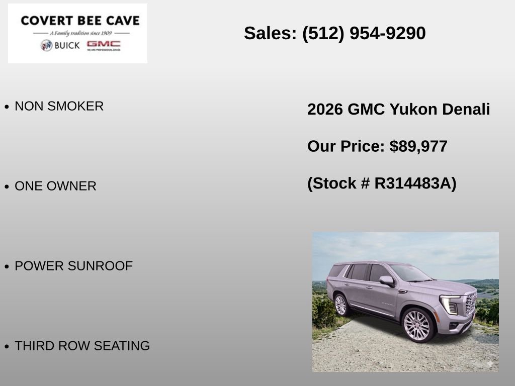 Used 2026 GMC Yukon Denali w/ Denali Reserve Package image 12