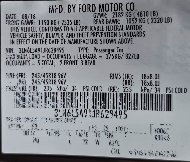Used 2018 Lincoln MKZ Premiere FWD image 41