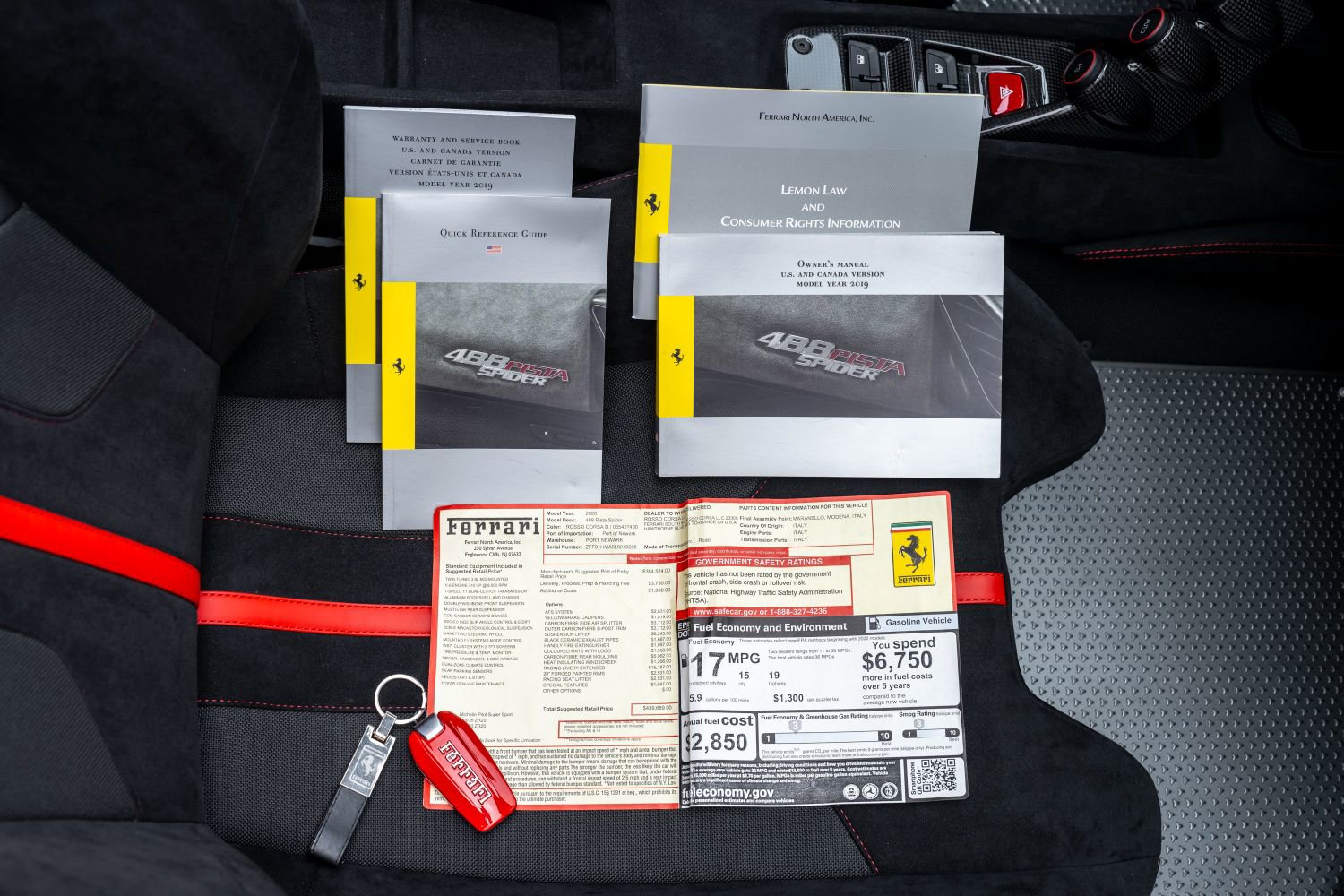 Used 2020 Ferrari 488 Pista Spider RWD image 94