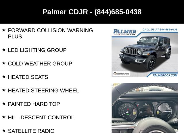 Certified 2025 Jeep Wrangler Unlimited Sahara w/ Safety Group image 12