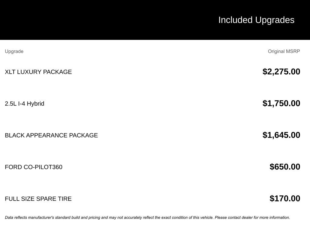 Used 2024 Ford Maverick XLT w/ XLT Luxury Package image 9