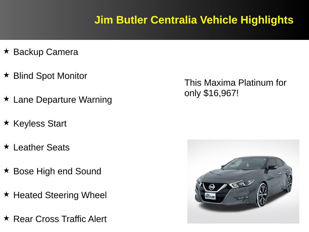 Used 2018 Nissan Maxima Platinum image 12