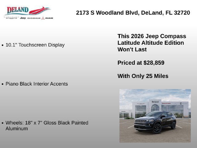 New 2026 Jeep Compass Latitude AWD/4WD image 22