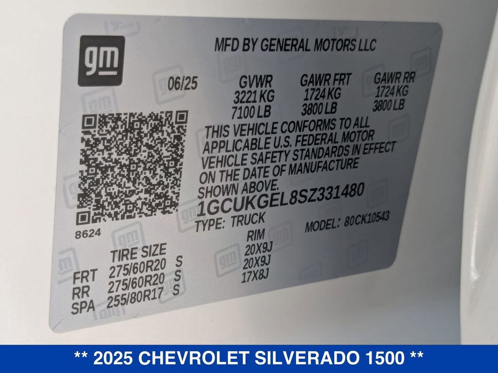 New 2025 Chevrolet Silverado 1500 LTZ w/ LTZ Premium Package image 39