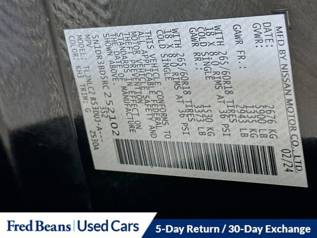 Used 2024 Nissan Pathfinder Rock Creek AWD/4WD image 34