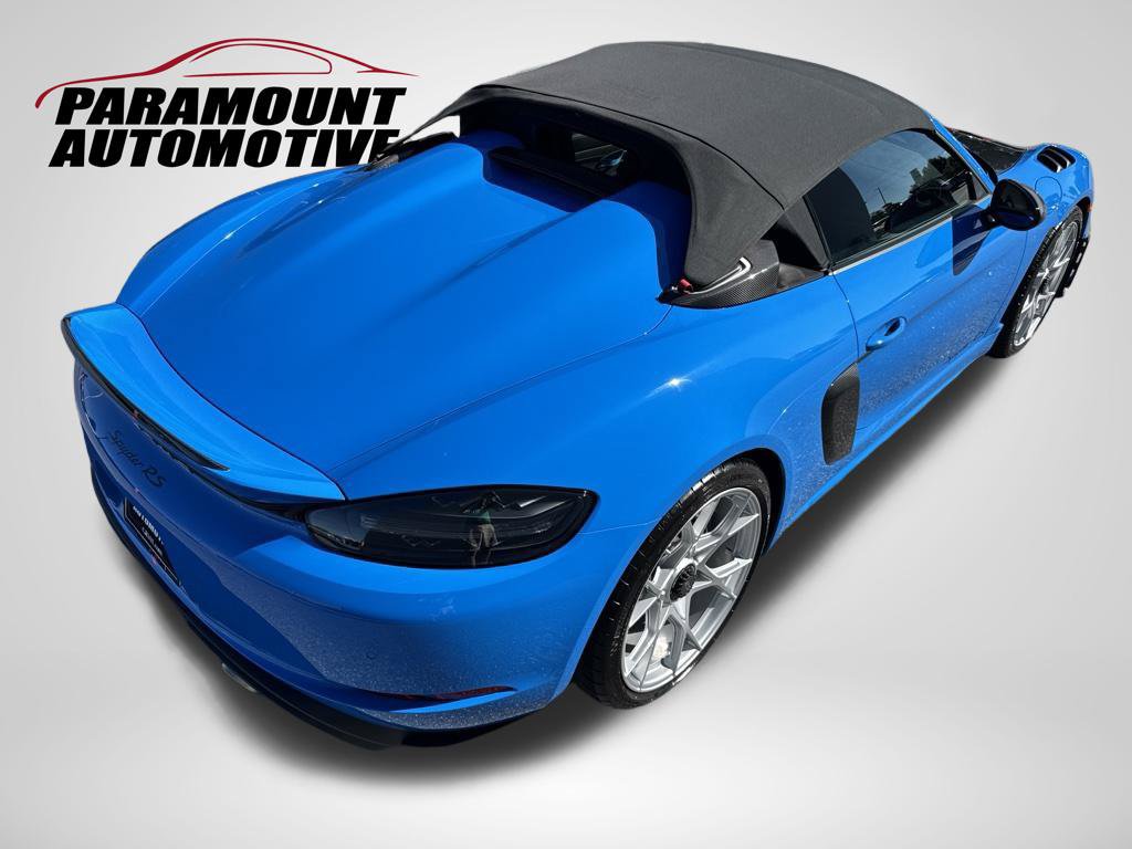Used 2025 Porsche 718 Boxster Spyder RS w/ Weissach Package RWD image 12