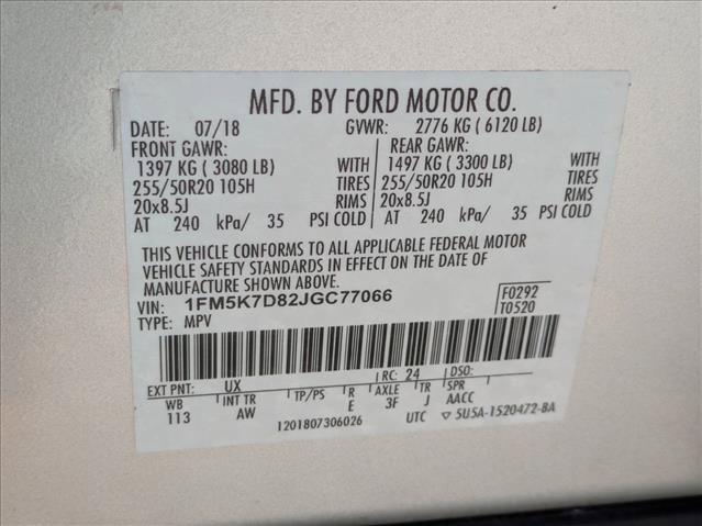 Used 2018 Ford Explorer XLT w/ Equipment Group 202A FWD image 15
