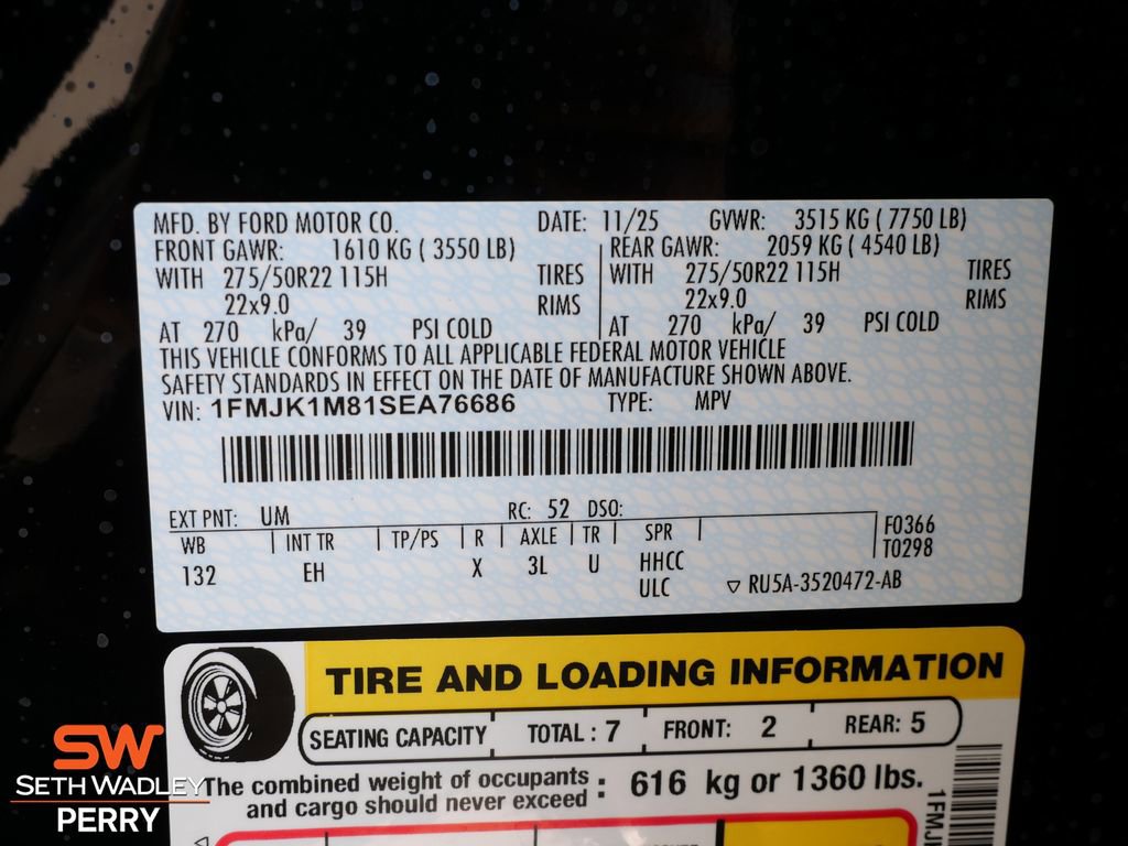 New 2025 Ford Expedition Max Platinum w/ Stealth Appearance Package image 27