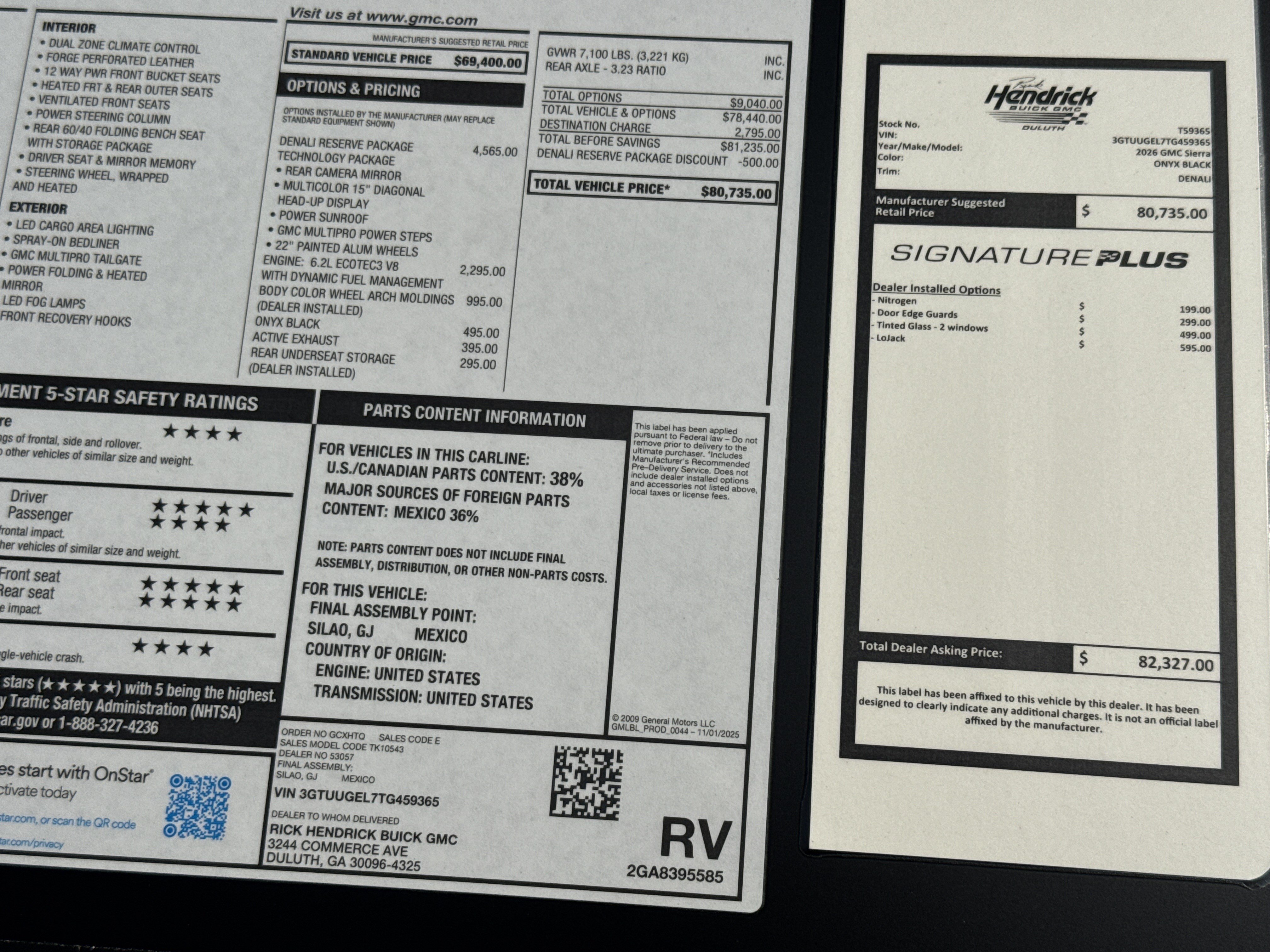 New 2026 GMC Sierra 1500 Denali w/ Denali Reserve Package AWD/4WD image 38