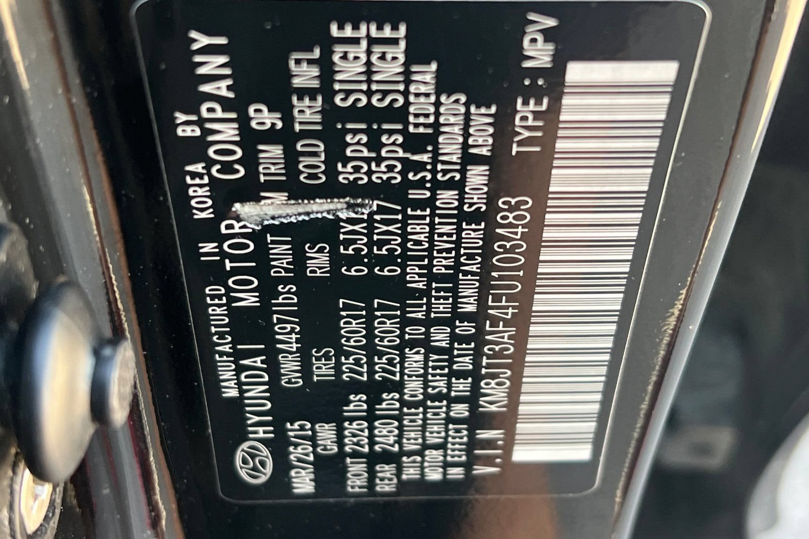 Used 2015 Hyundai Tucson GLS w/ Option Group 02 FWD image 27
