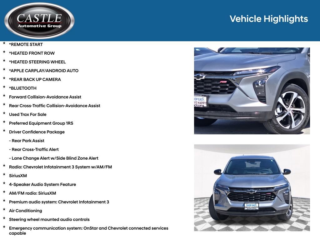 Used 2024 Chevrolet Trax RS w/ Driver Confidence Package FWD image 3