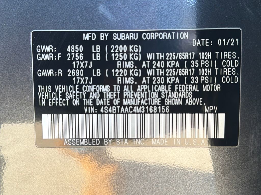 Used 2021 Subaru Outback 2.5i image 50