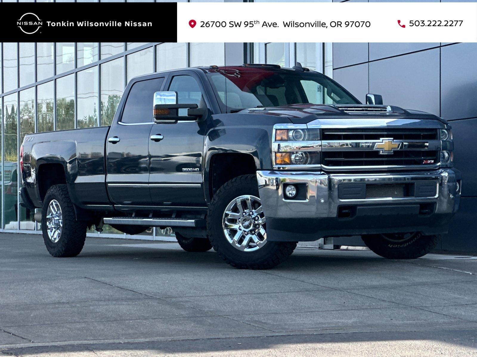 Used 2019 Chevrolet Silverado 3500 LTZ w/ Duramax Plus Package AWD/4WD image 1