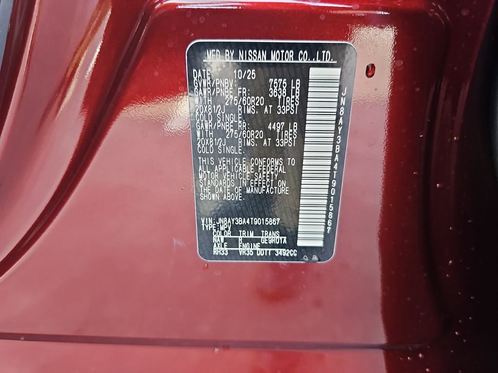 New 2026 Nissan Armada SL w/ Captain's Chari Seat Package RWD image 40