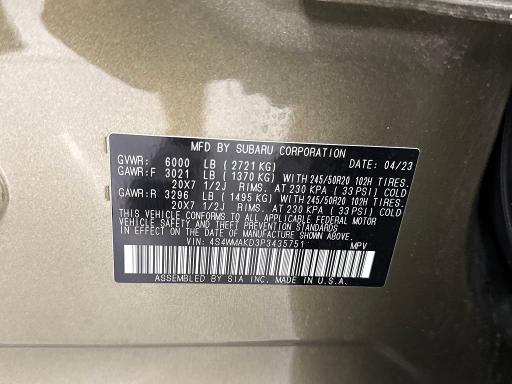 Used 2023 Subaru Ascent Onyx Edition Limited AWD/4WD image 30