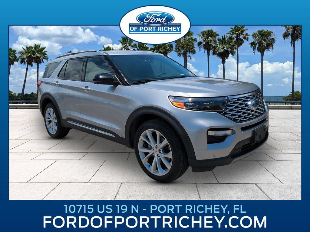 Certified 2022 Ford Explorer Platinum w/ Equipment Group 601A AWD/4WD image 1