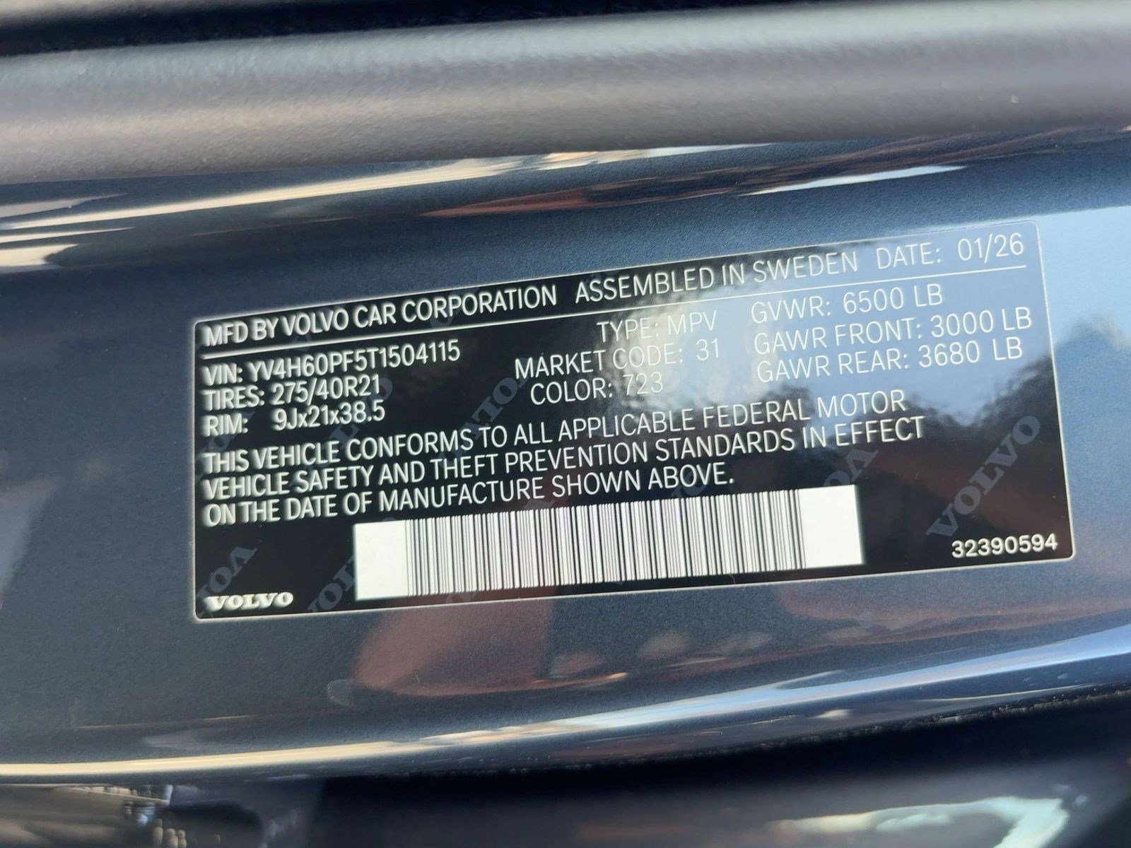 New 2026 Volvo XC90 T8 Ultra w/ Protection Package Premier image 21