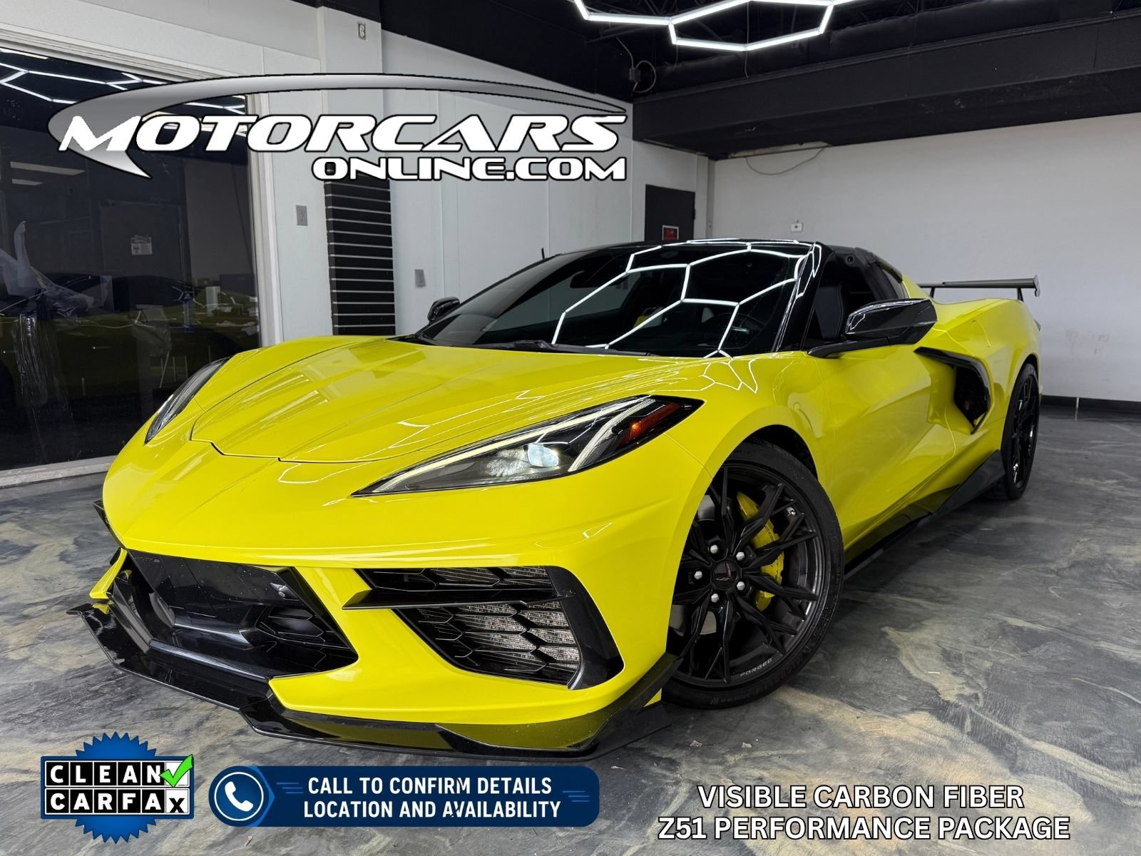 Used 2023 Chevrolet Corvette Stingray Preferred Cpe w/ Z51 Performance Package RWD image 1