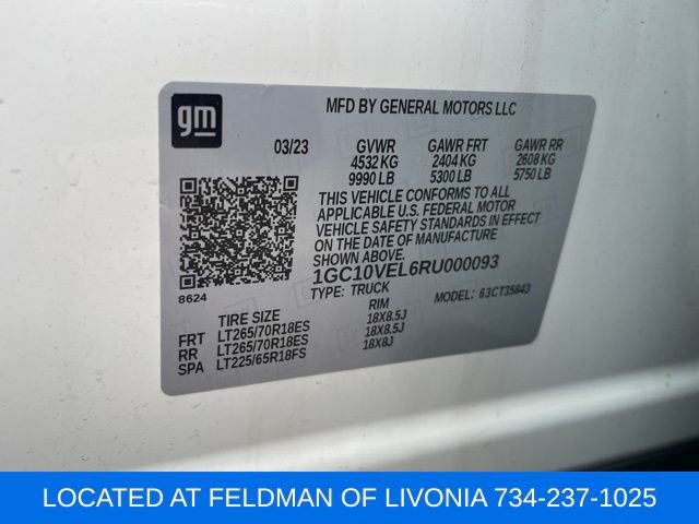 Used 2024 Chevrolet Silverado EV W/T image 10