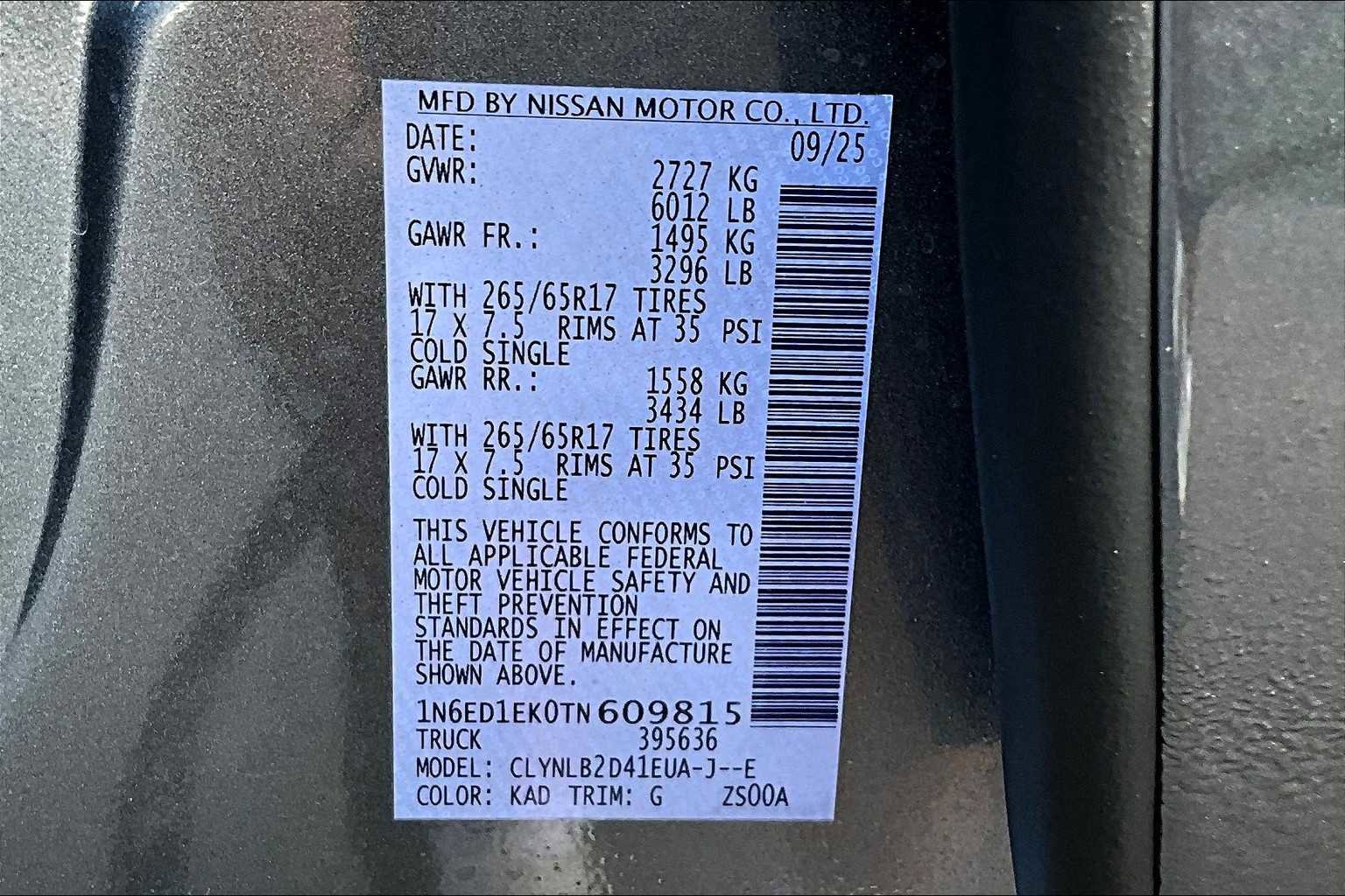 New 2026 Nissan Frontier SV image 22