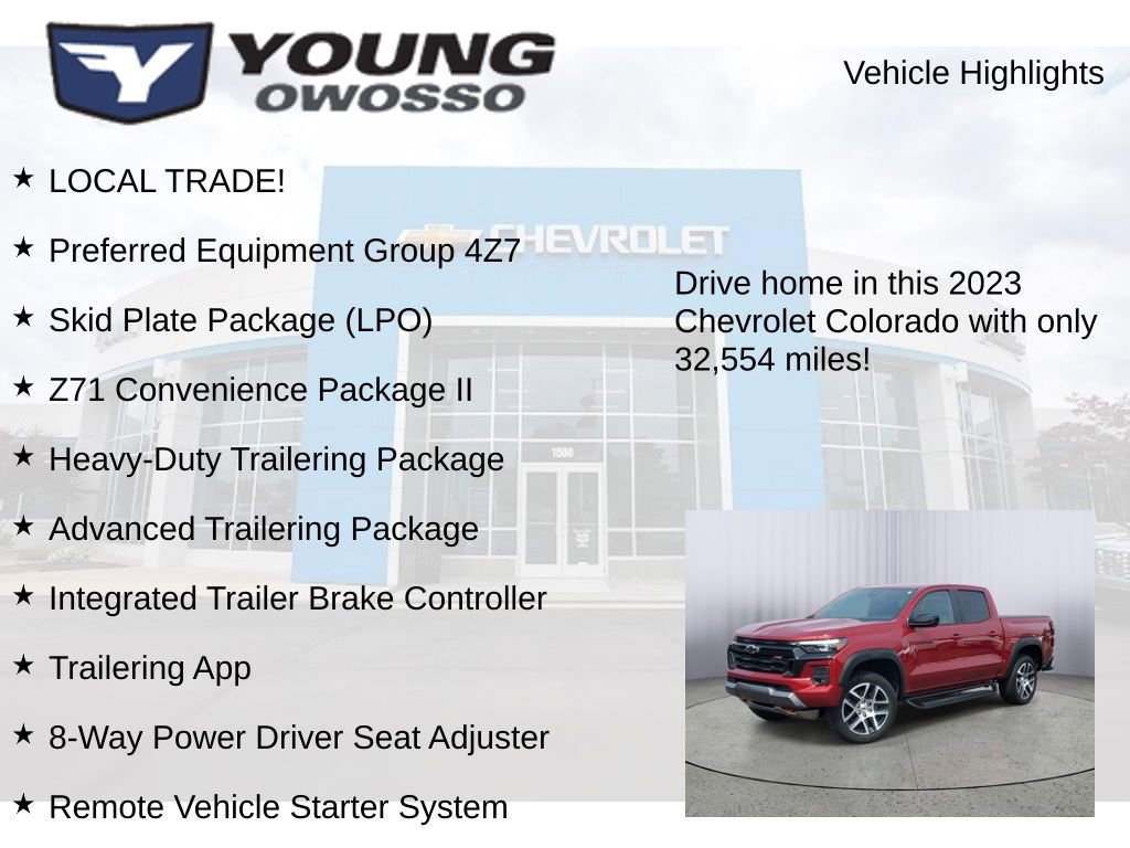 Used 2023 Chevrolet Colorado Z71 w/ Z71 Convenience Package 2 AWD/4WD image 8