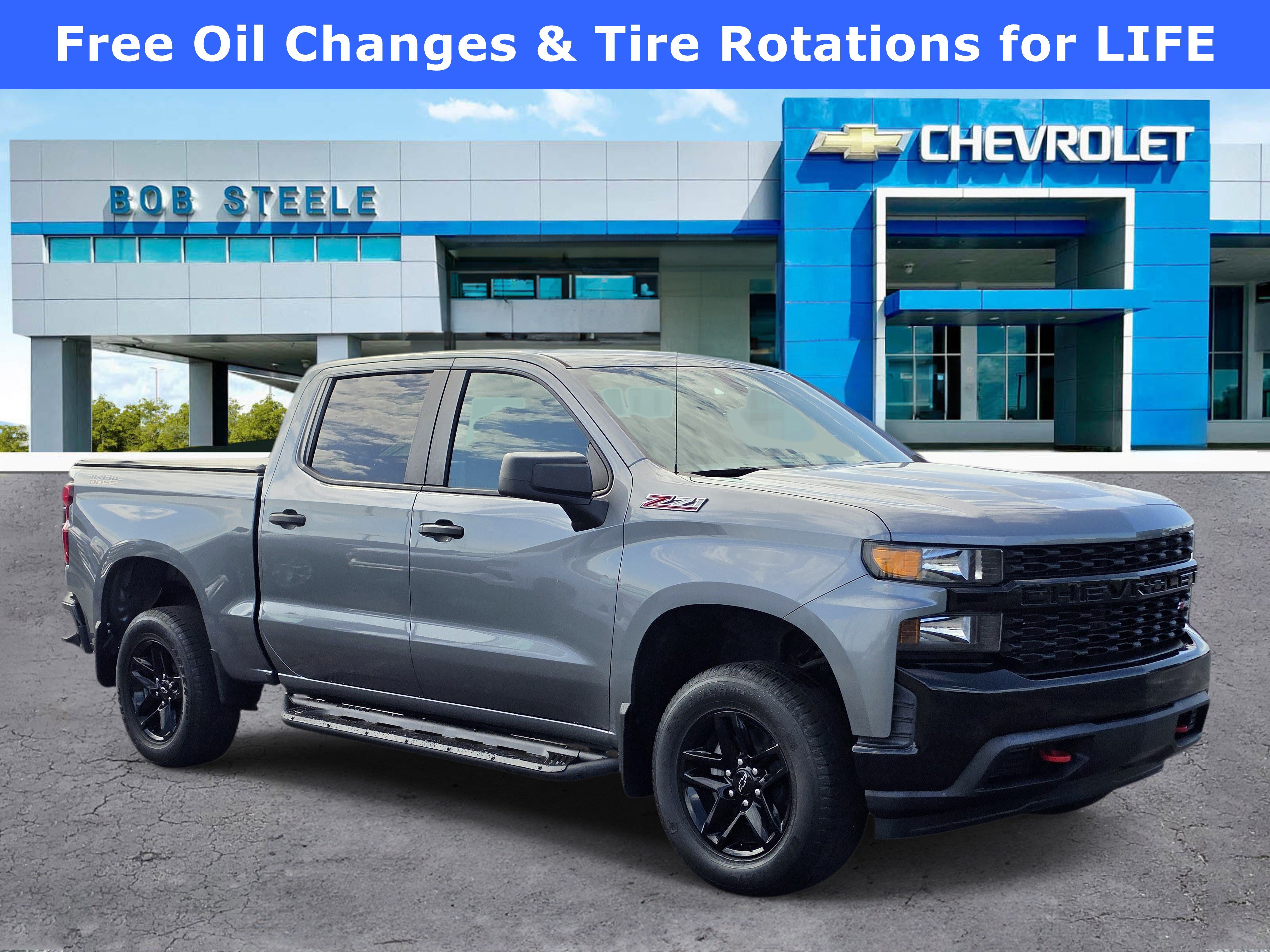Used 2020 Chevrolet Silverado 1500 Custom Trail Boss w/ Custom Convenience Package AWD/4WD image 1