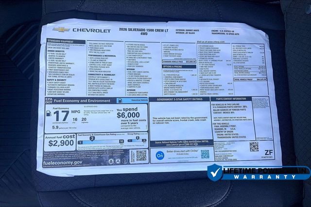 New 2026 Chevrolet Silverado 1500 LT w/ All Star Edition Plus image 14