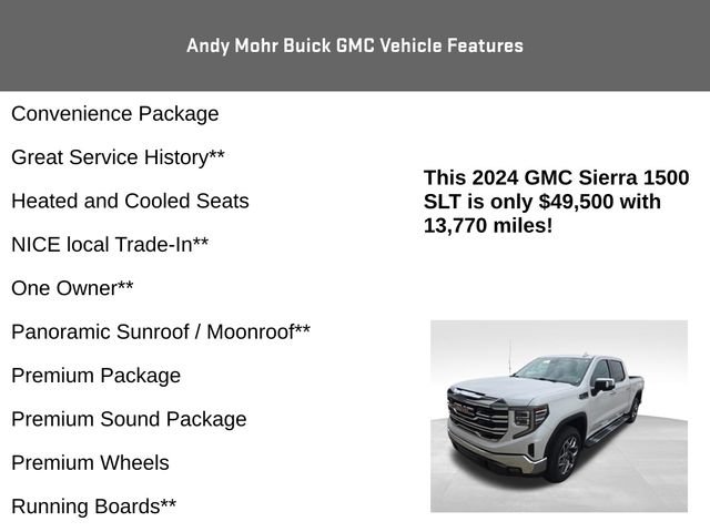Used 2024 GMC Sierra 1500 SLT w/ SLT Premium Plus Package AWD/4WD image 8